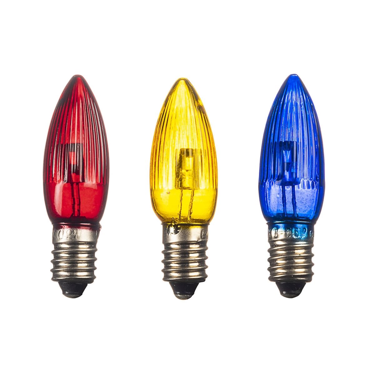 8V-55V LED 0,3W färgade 3-fp