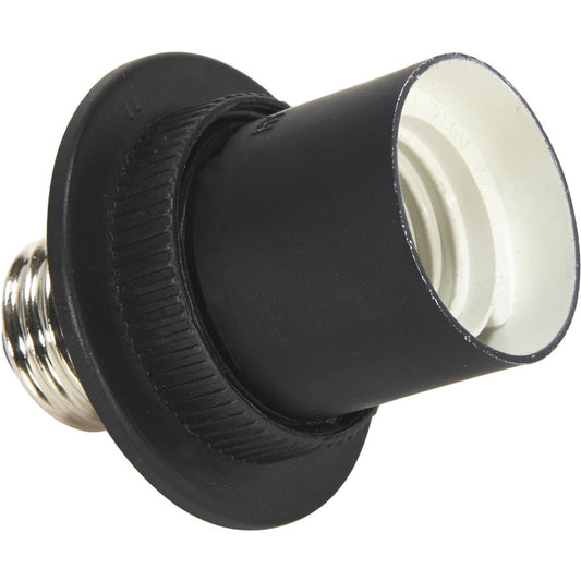 Adapter m. skärmring E27 till E27