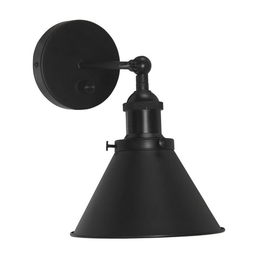 Anton vägglampa svart