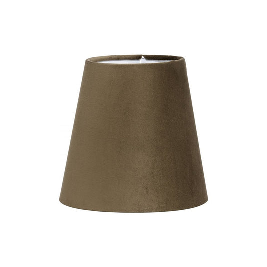 Cia Toppringskärm Sammet Brun 20cm