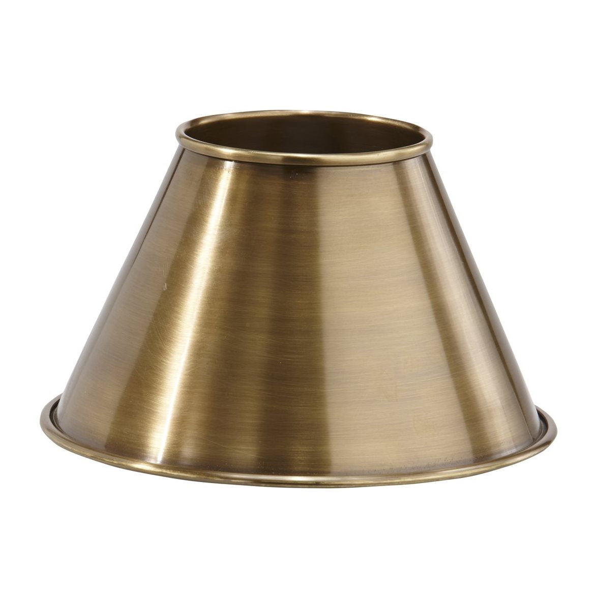 Classic Metallskärm Antikmässing 22cm