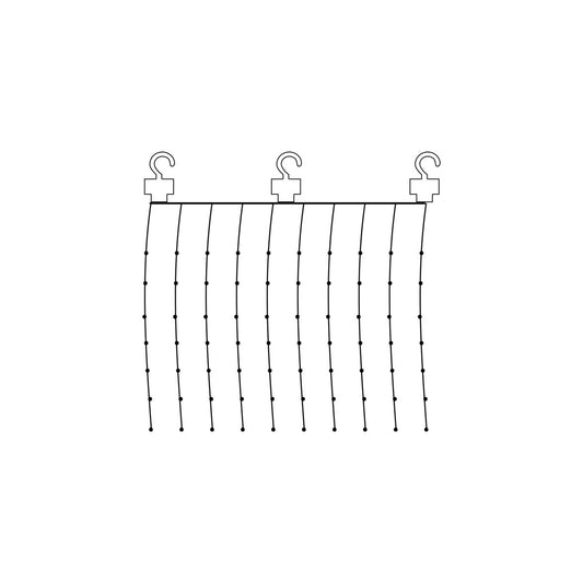 Dew drop gardin 1 meter
