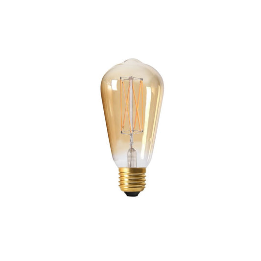 Edison LED E27 3-steg guld 220-55lm 2000K