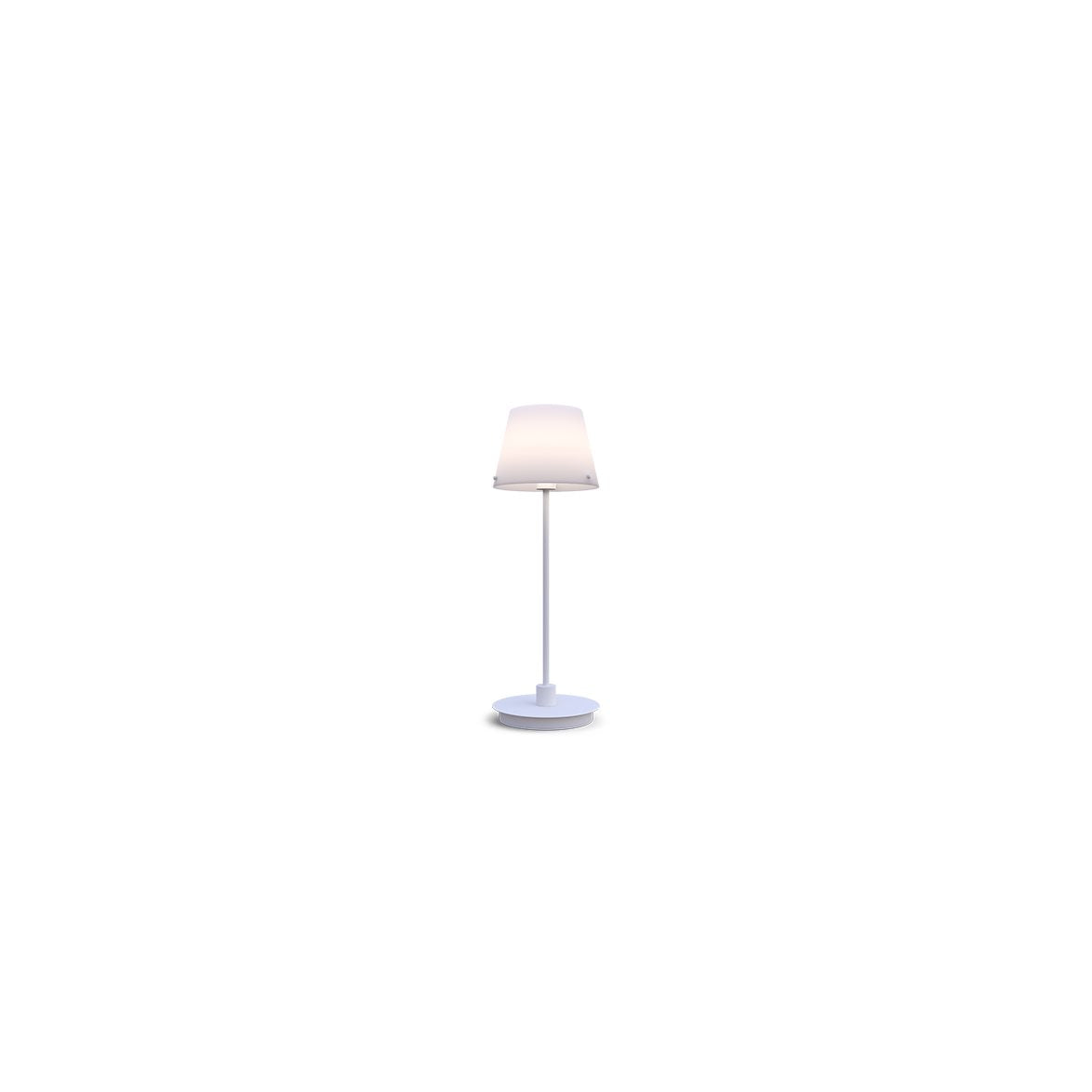 Gil il grande bordslampa vit