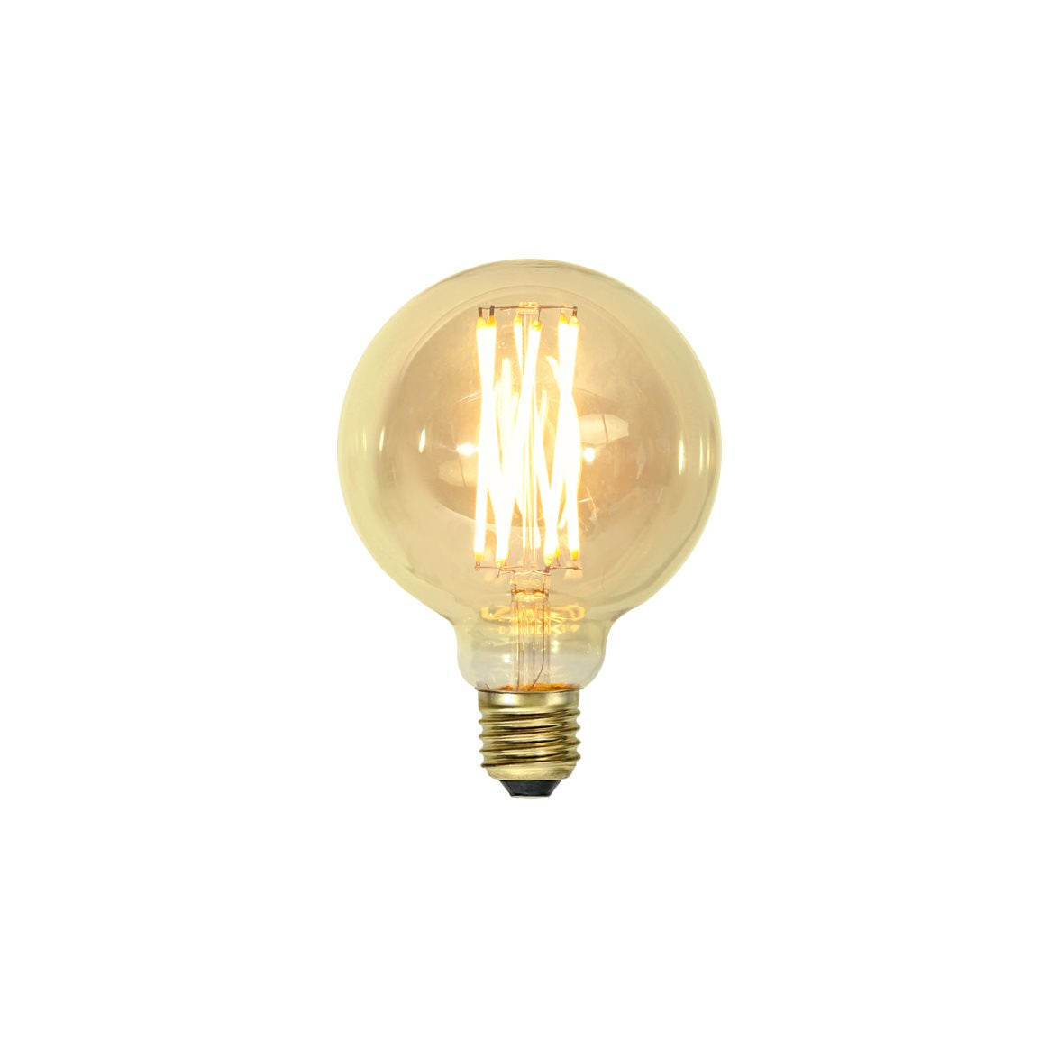 LED-lampa E27 G95 Vintage Gold Amber