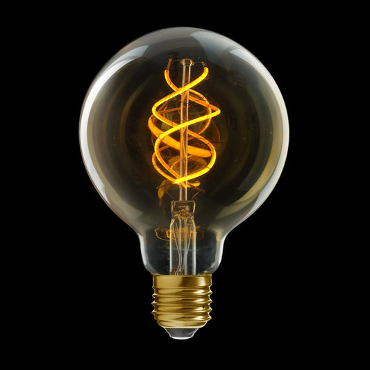 Glob LED E27 guld 100mm 250lm 2000K dimbar