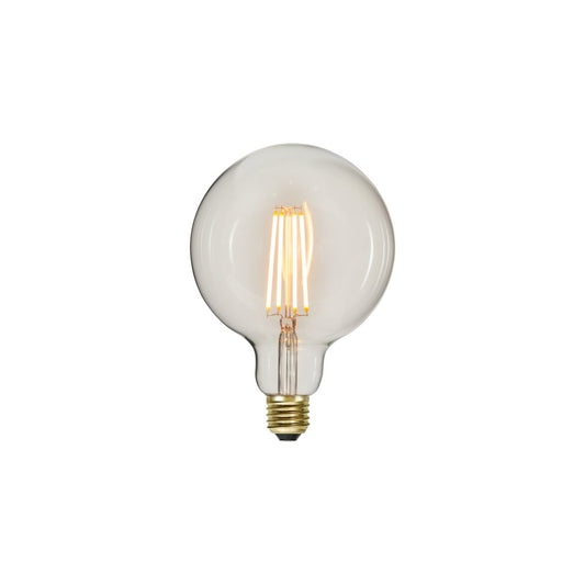 Glob LED 3-steg E27 klar 125mm 700lm 2100K