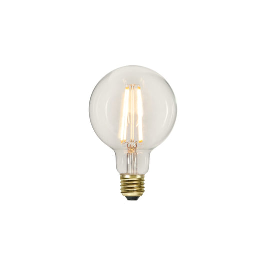 Glob LED 3-steg E27 klar 95mm 700lm 2100K