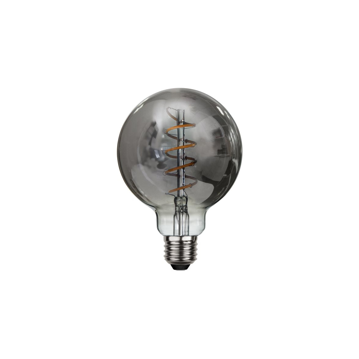 Glob LED 90lm smoke 95 E27 2100K dimbar