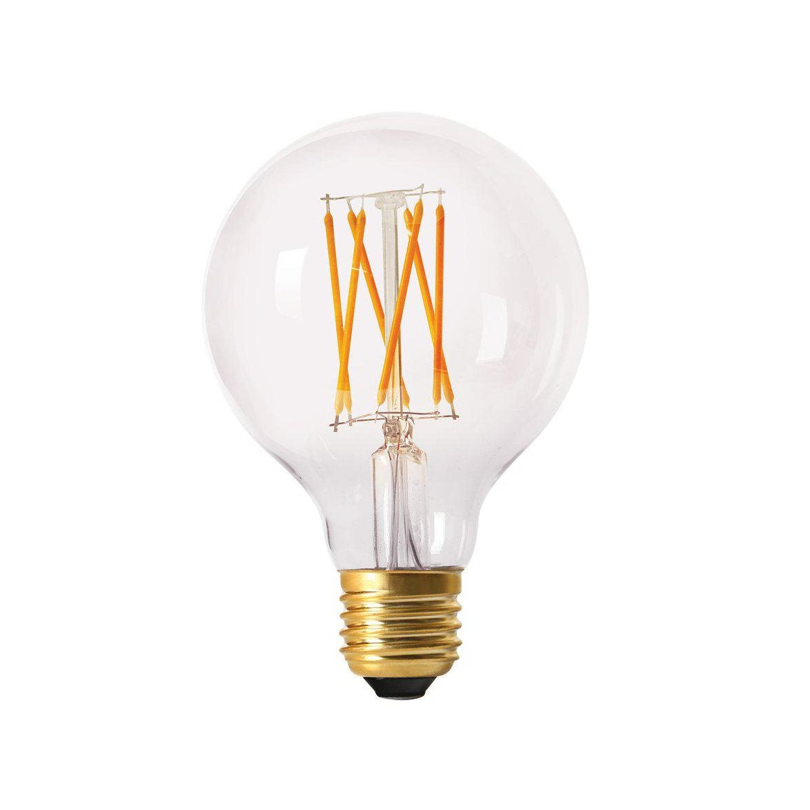 Glob LED E27 klar 80mm 280lm 2300K dimbar