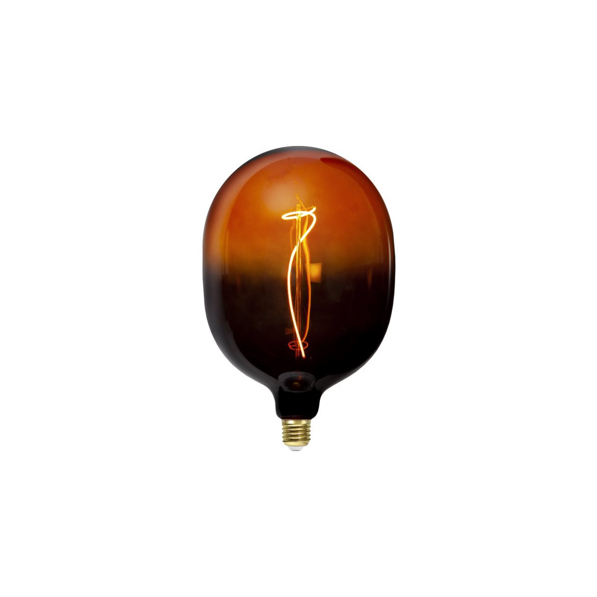 Glob LED rök-orange 150 1700K dimbar