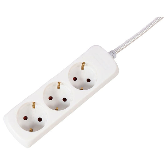 Grenuttag 3:a vit tyg 200cm