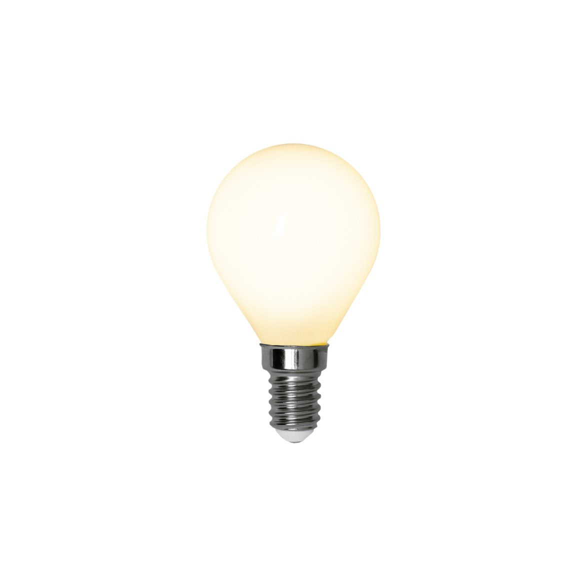 Klot LED 3-steg E14 opal 380lm