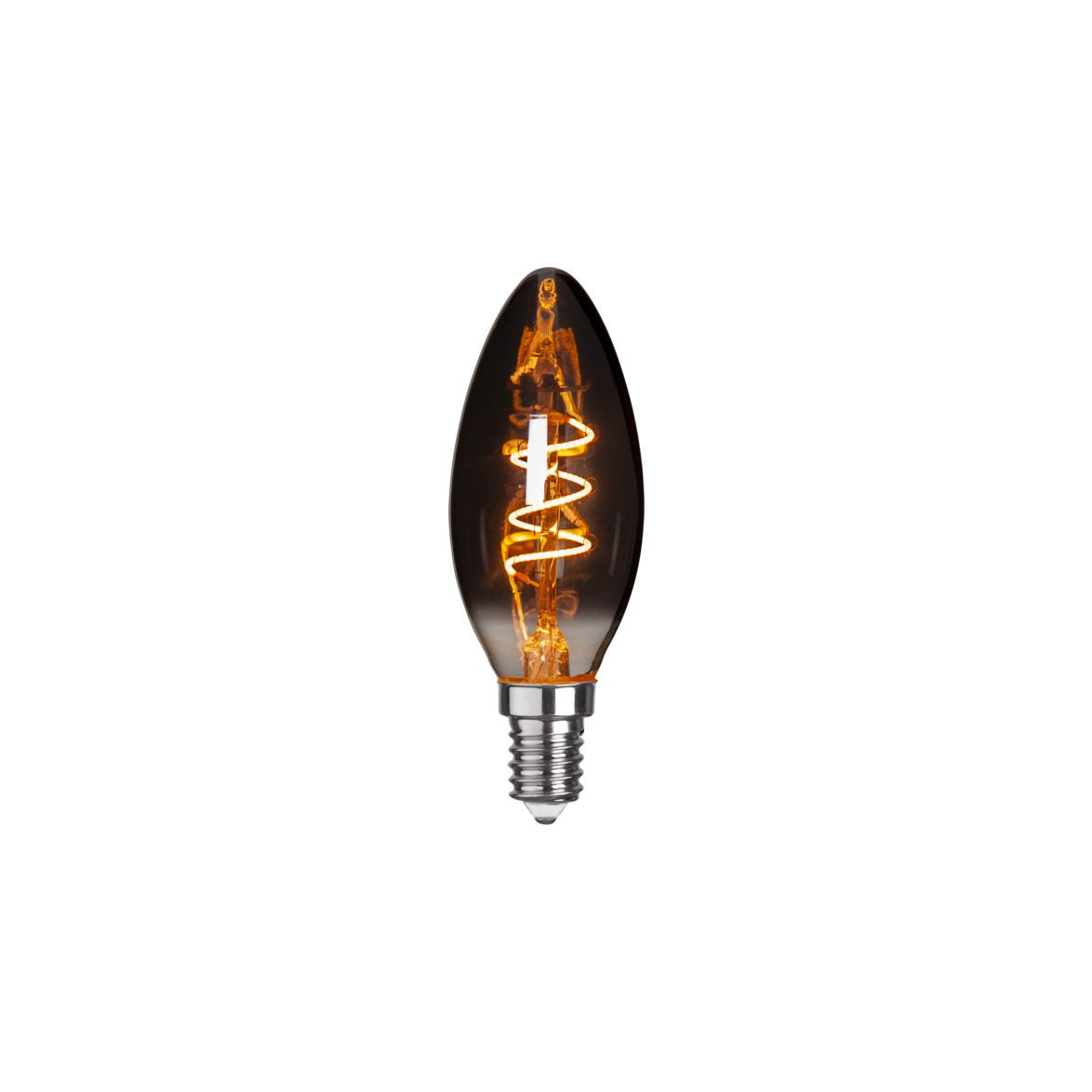 Kronljus LED E14 rökfärgat 50Lm 1800K