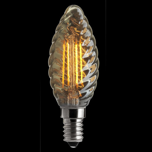 Kron vriden LED 3-steg amber 360-30lm 2000K minne