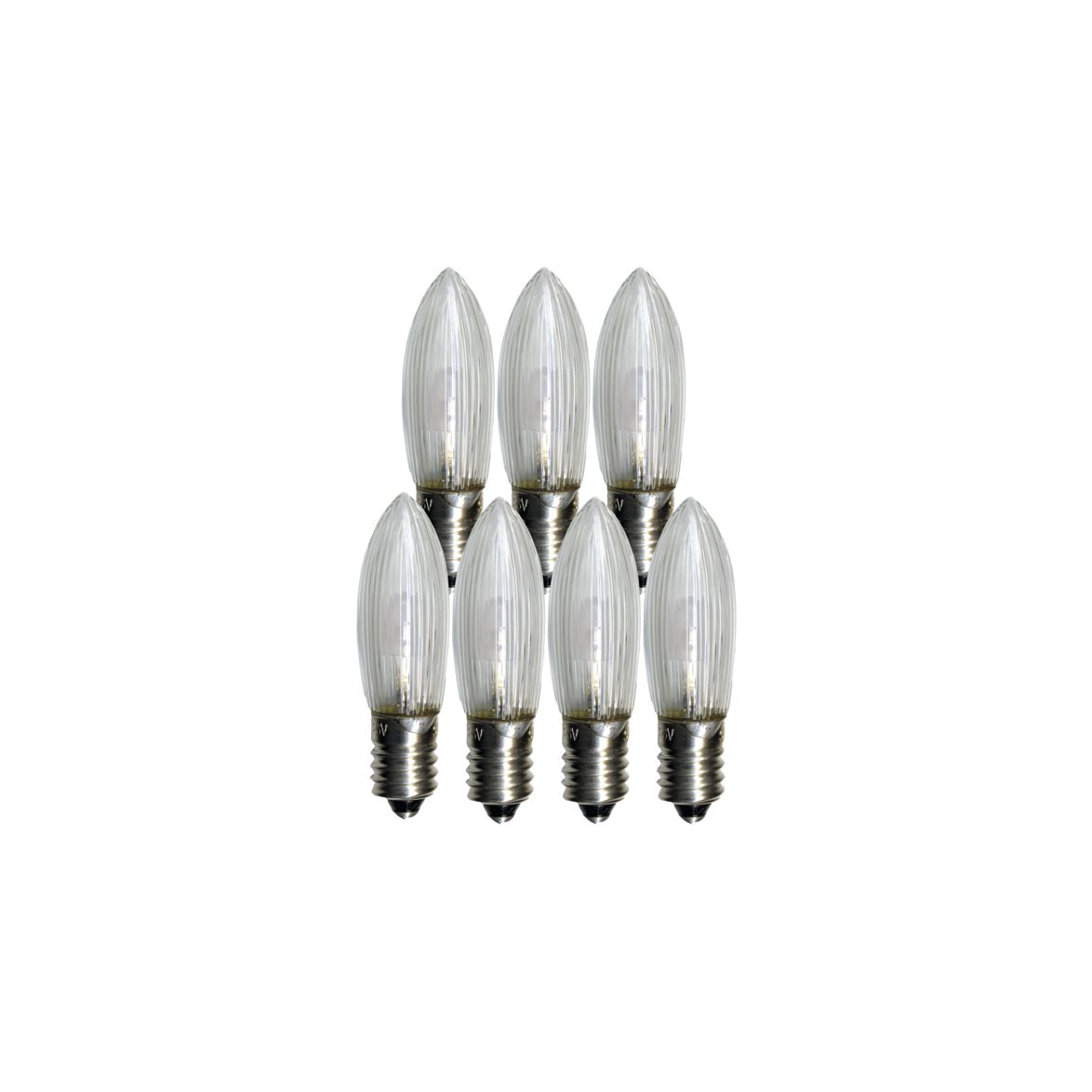 Reservlampa 7-pack 10-55V LED Transparent