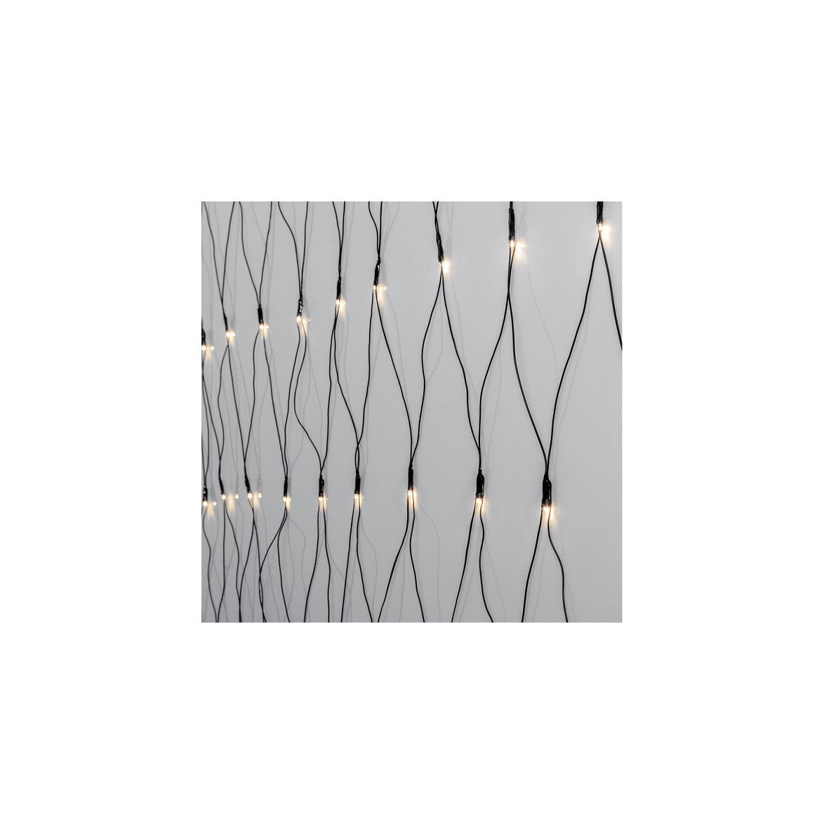 Ljusnät 3x3 meter Crispy white