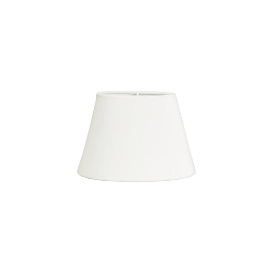 OVAL lampskärm sammet offwhite