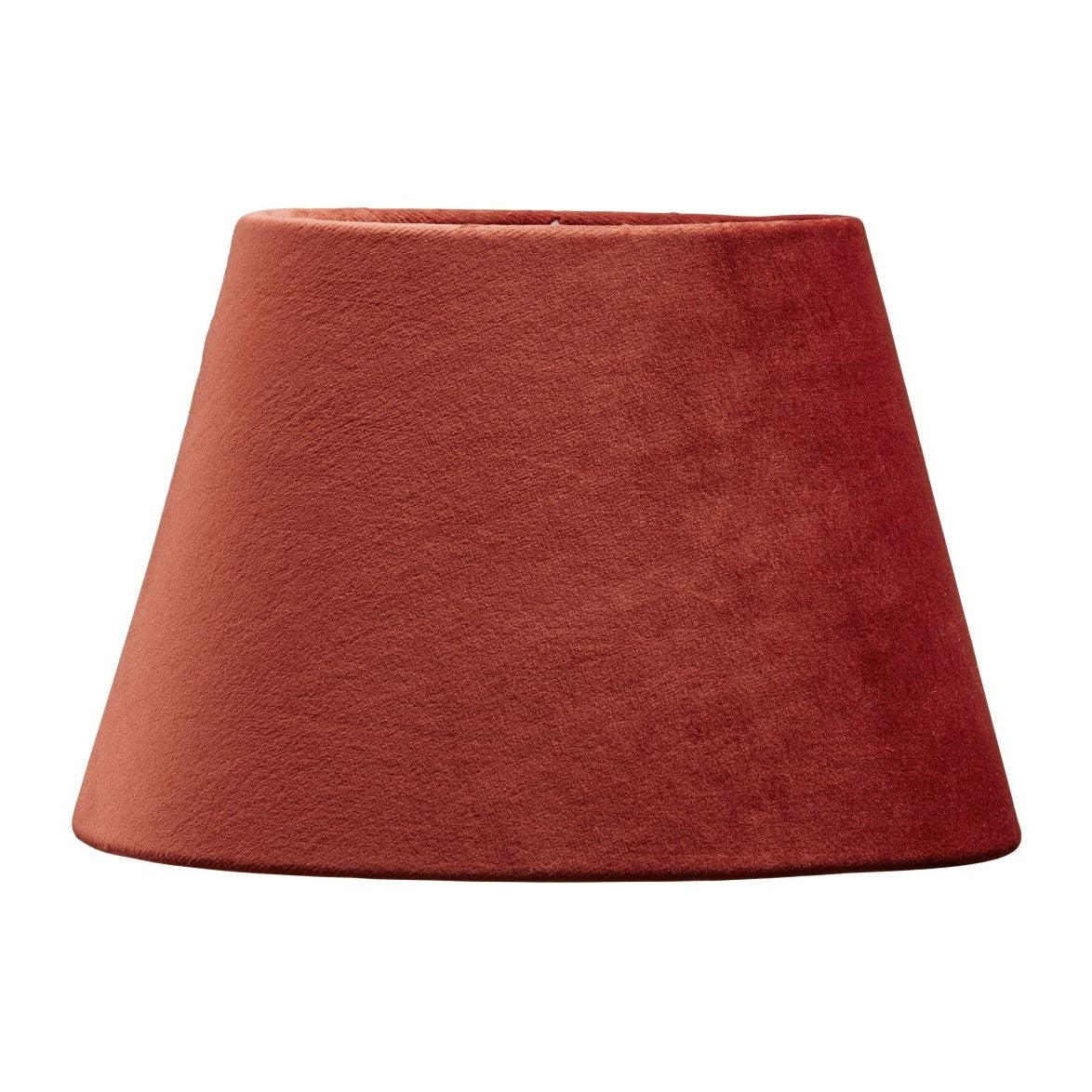 Oval Lampskärm Sammet Rost