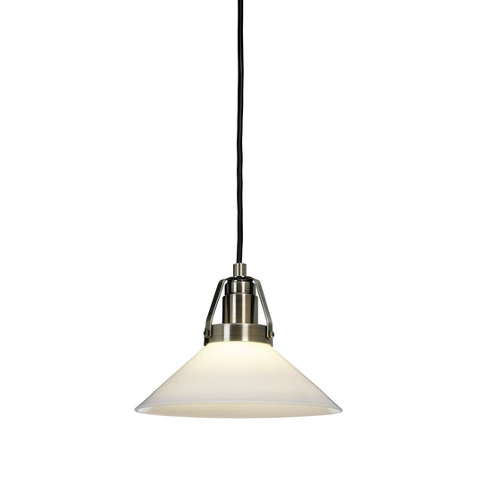 SKOMAKARE fönsterlampa vit/antik