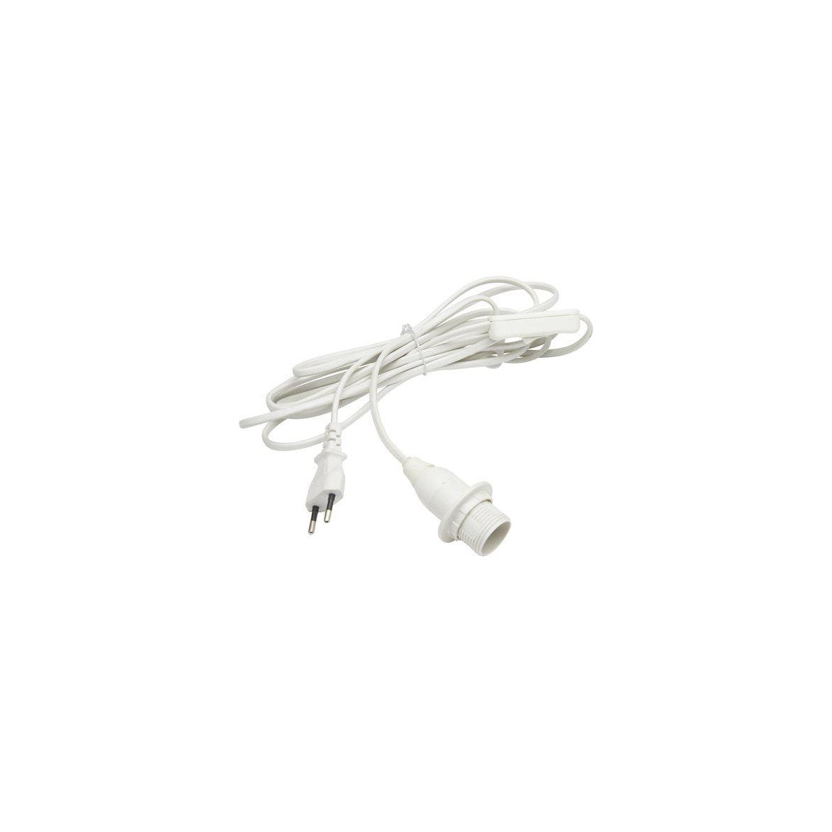 Sladdställ 4 meter vit E14