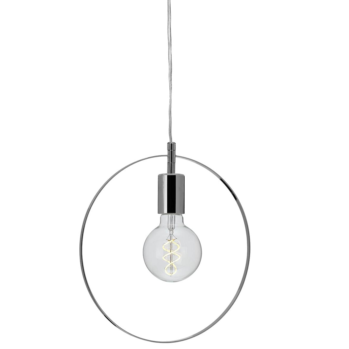 SPARTAN fönsterlampa ring krom E27