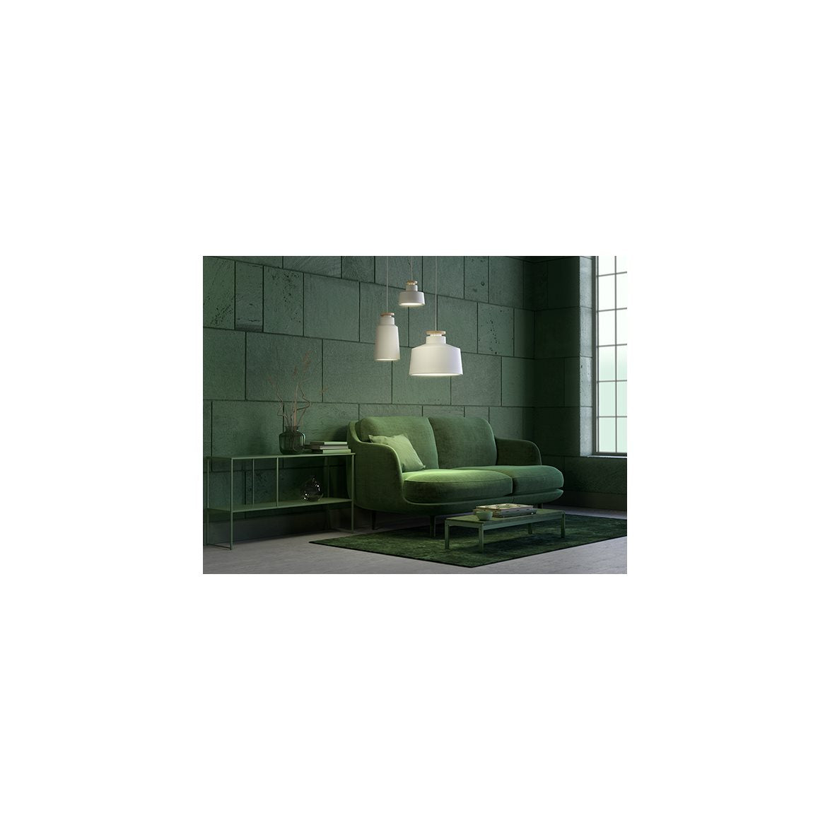 Street S pendel mattvit