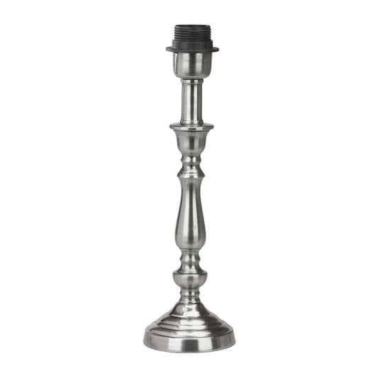 THERESE lampfot antiksilver 42cm