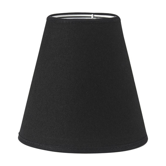 Toppringsskärm Franza svart 15cm