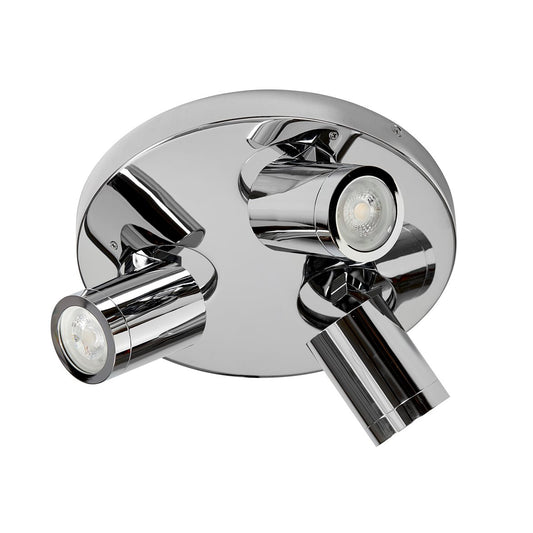 Torsö badrumsspot 3-lågig krom