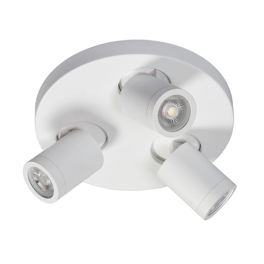 Torsö badrumsspot vit 3-lågig