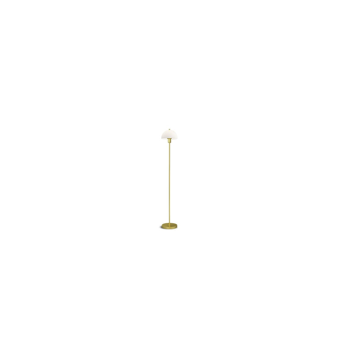 Vienda golvlampa mässing/opal glas