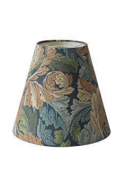 Lampshade Qvist Classic Top Ring, William Morris Acanthus, Blue, 22cm