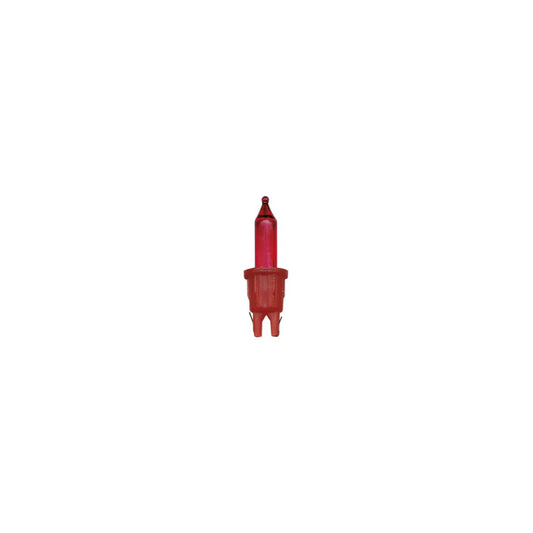 Pisellolampa push-in 12V röd, röd sockel Red