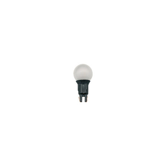 Microlampa push-in 12V rund frostad, svart sockel Black