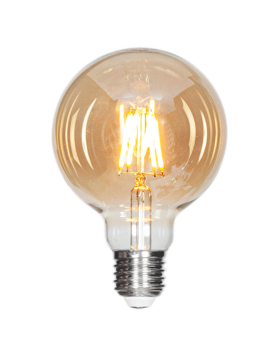 Filament dekorationslampa LED dimbar glob E27 4W Ø95mm