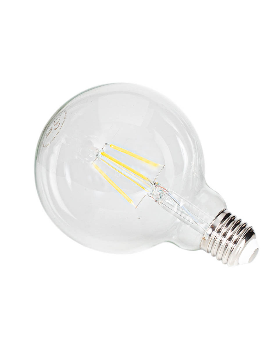 Filament dekorationslampa LED dimbar glob E27 4W Ø95mm