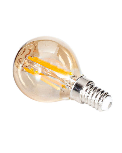 Filament dekorationslampa LED dimbar klot E14 4W Ø45mm