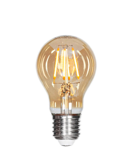 Filament dekorationslampa LED dimbar E27 4W Ø60mm