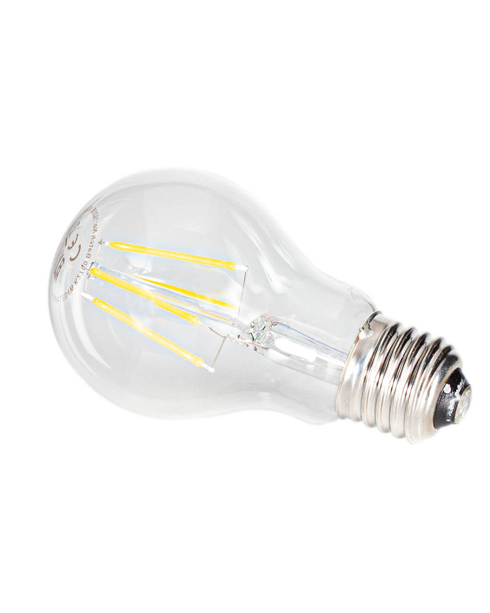 Filament dekorationslampa LED dimbar E27 4W Ø60mm