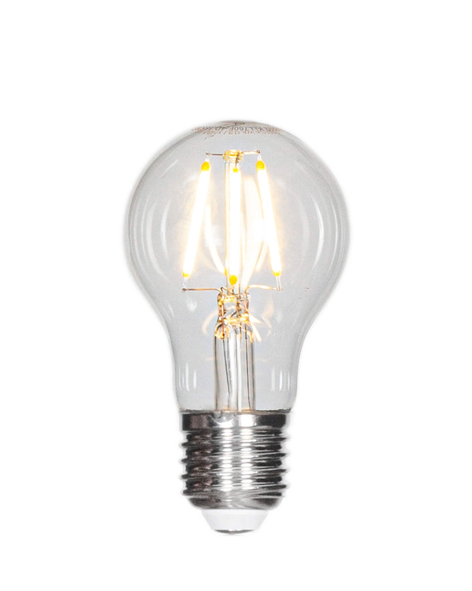 Filament dekorationslampa LED dimbar E27 4W Ø60mm
