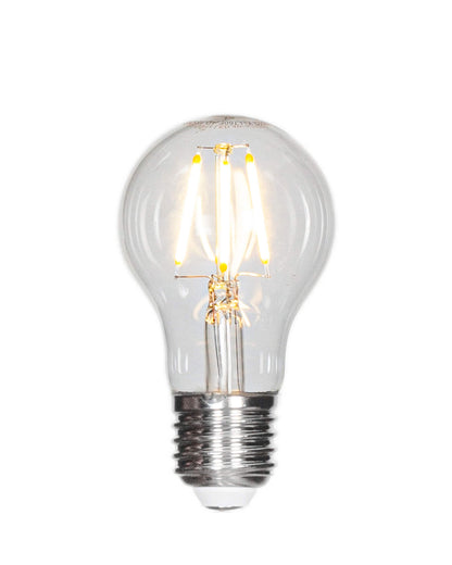 Filament dekorationslampa LED dimbar E27 4W Ø60mm