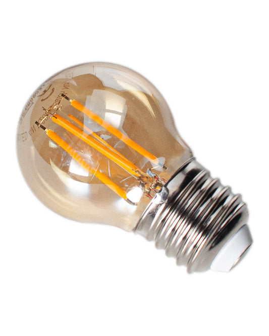 Filament dekorationslampa LEDdimbar klot E27 4W Ø45mm