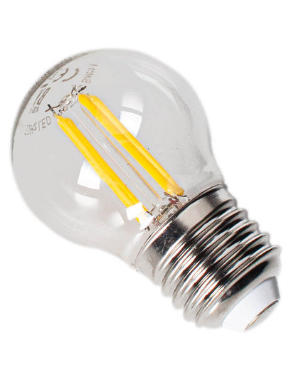 Filament dekorationslampa LEDdimbar klot E27 4W Ø45mm