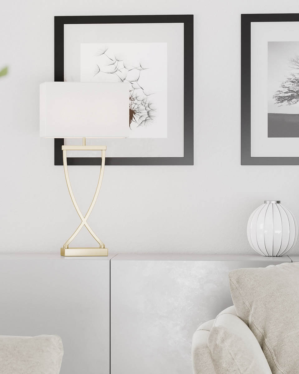 Omega bordslampa H52 cm