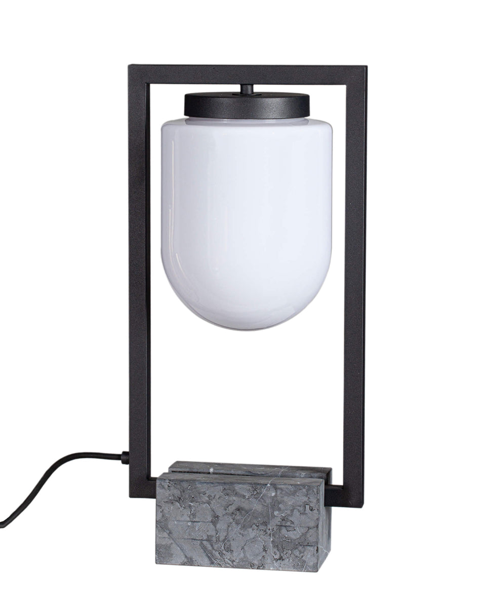 Stanley bord/golvlampa IP44 H53 cm sandsvart
