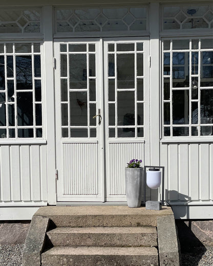 Stanley bord/golvlampa IP44 H53 cm sandsvart