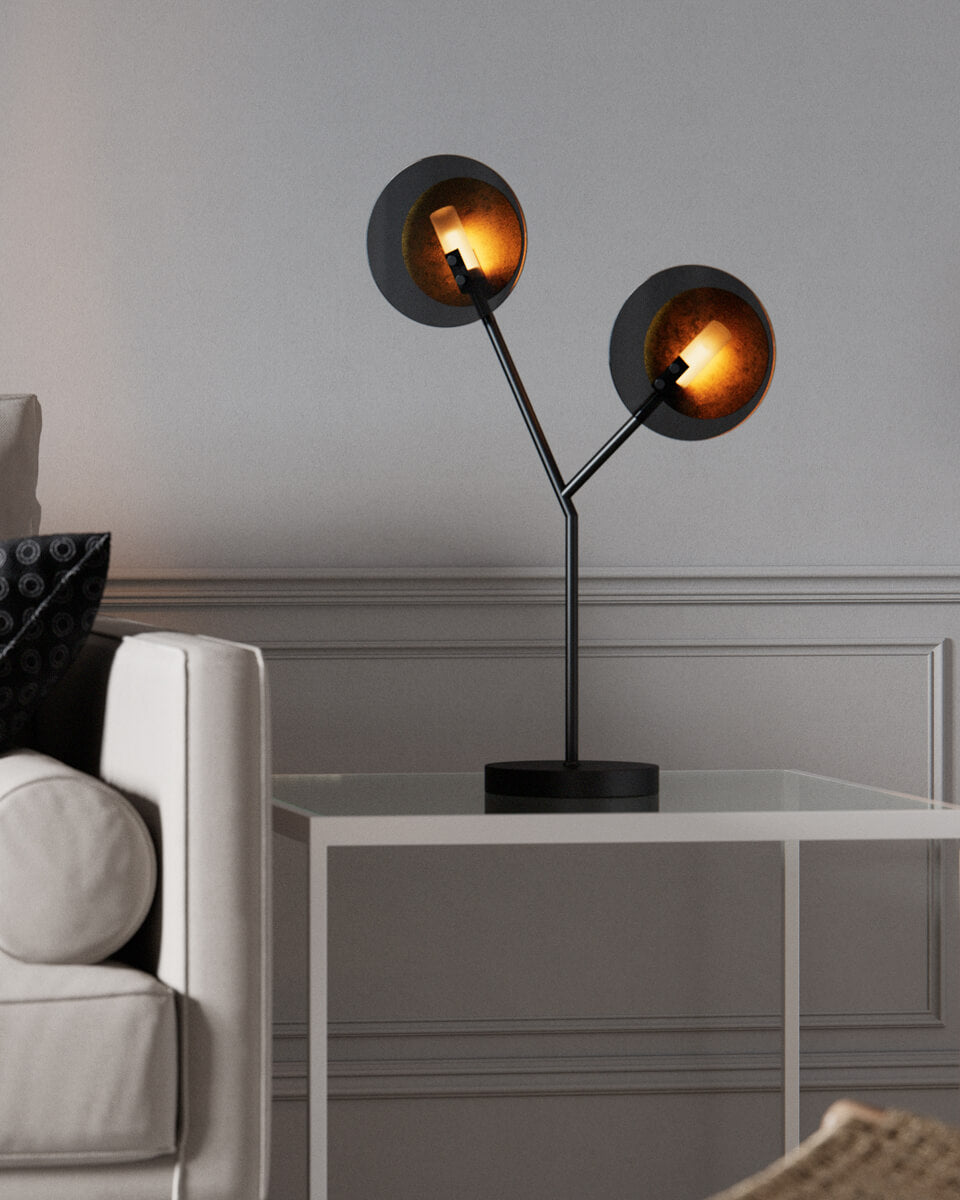Turno bordslampa matt svart