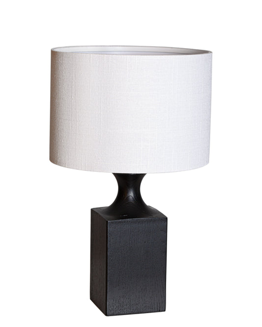 Woody bordslampa svart/vit