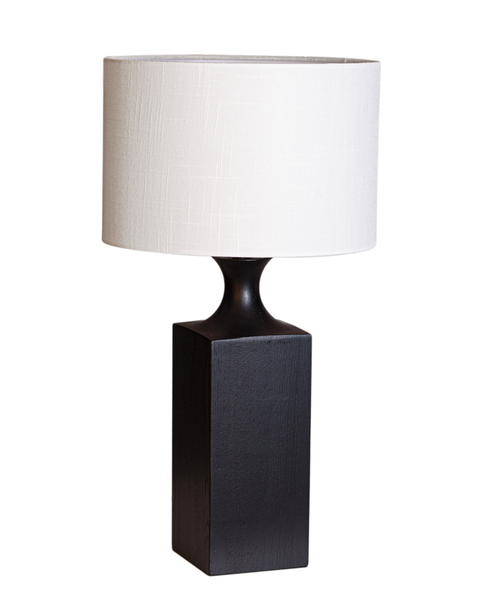 Woody bordslampa svart/vit